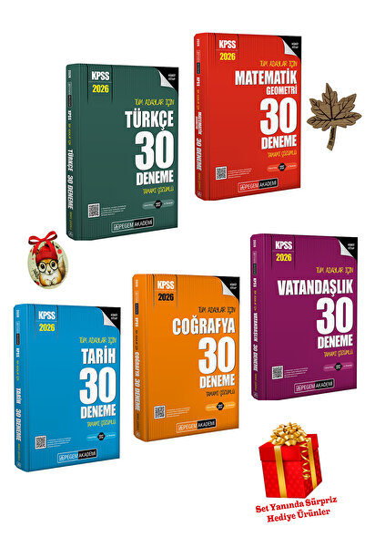 Pegem Akademi Yayıncılık 2026 Kpss Gygk 5'li Branş Lisans Önlisans 150 Deneme...
