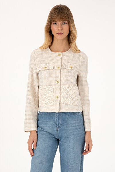 U.S. Polo Assn. Women's Cream Woven Coat 50308757-Vr256