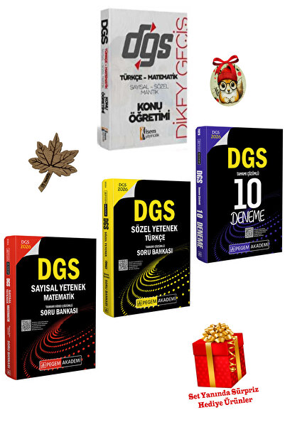 PeraMila DGS 2026 Pegem Isem Kazandıran Süper 4'lü Set (HEDİYELİ) Konu Soru D...