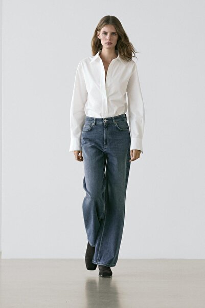 Massimo Dutti Relaxed fit mid-rise jeans