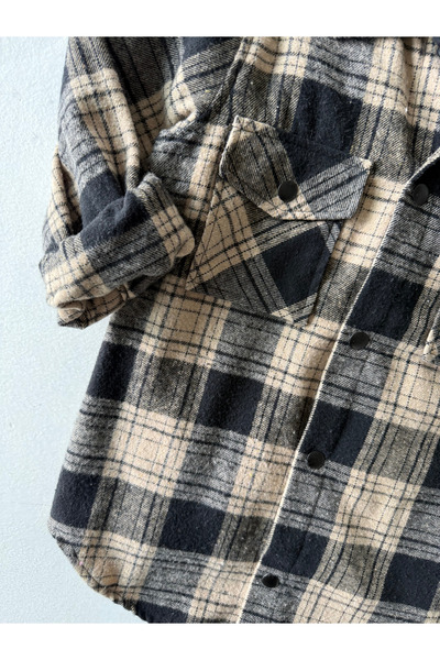 rg kidsstore Cămașă unisex pentru tânăr de iarnă pentru lemne - design în carouri