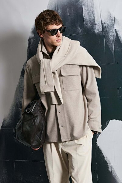 Lufian 112010670 Ador Ανδρικό πουκάμισο Basic Regular Fit Ανδρικό πουκάμισο ΜΠΕΖ