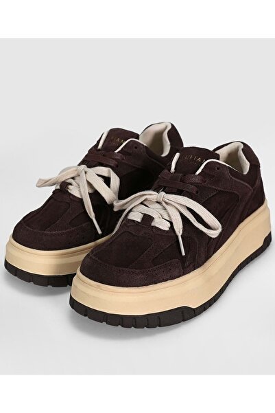 Lufian 122230039 Kay Δερμάτινα Unisex Παπούτσια Sneaker ΚΑΦΕ