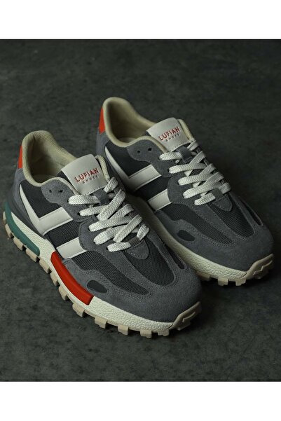 Kocamanlar Ayakkabı Lufian 121230035 stella leather unisex sneaker shoes gray