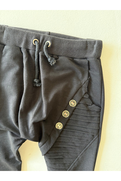 rg kidsstore Φούτερ για κορίτσια/αγόρια με λεπτομέρεια με κουμπιά και άνετο κολάν RG1144