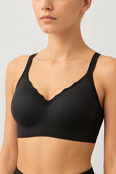 magicvonna Ghost Laser Cut Underwire-Free Stitch-Free Ghost Bra - No Support