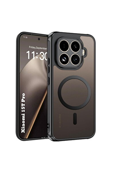 m.tk moveteck Xiaomi Mi 15T Pro Uyumlu Kılıf Kamera Çıkıntılı Magsafe Şarj De...