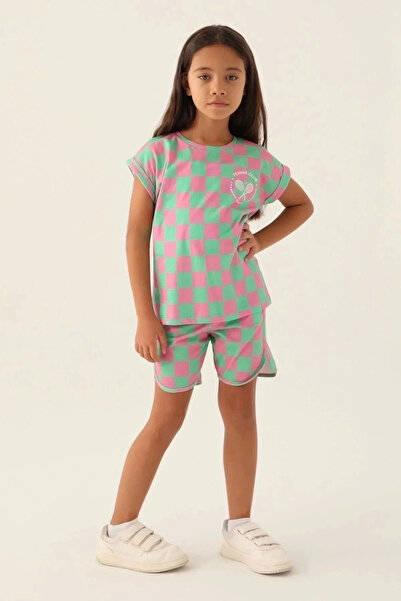 Rolypoly Girl's Green Shorts Set
