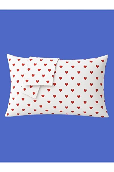 Mamcrazy Amour 100% Cotton Pillowcase – Heart Pattern Set of 2