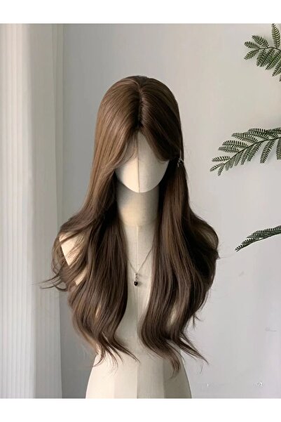 Store Chocolate Brown Uzun Wig – Doğal Görünümlü, Isıya Dayanıklı Peruk