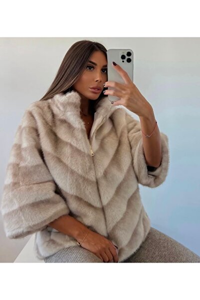 Markazip Faux fur effect jacket