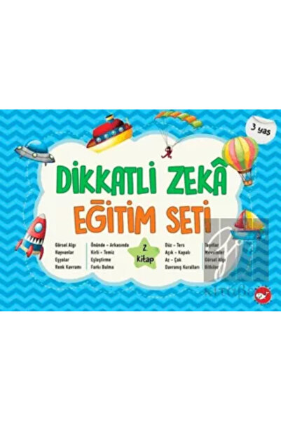 Beyaz Balina Yayınları Dikkatli Zeka Eğitim Seti 2. Kitap 3