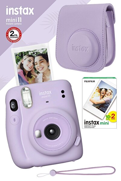 Fujifilm Instax Mini 11 Lila Fotoğraf Makinesi Ve Hediye Seti 4