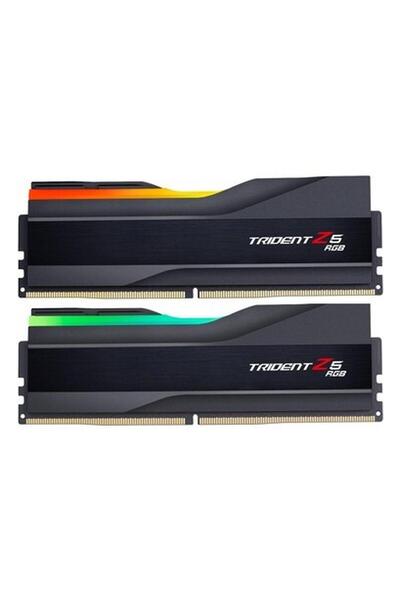 G Skill Gskıll Trident Z5 Rgb Black Ddr5-6800Mhz Cl34 64Gb (2X32Gb) Dual (34-45-45-108) 1.40V