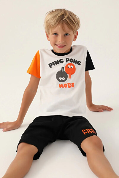 Rolypoly Boy's White Capri Set