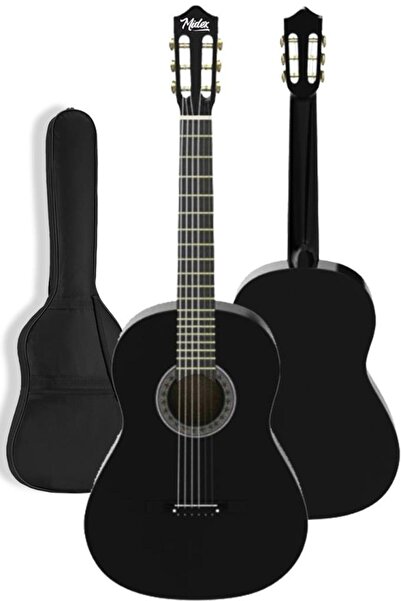 Midex Cg-270bk Siyah Klasik Gitar 4/4 Yetişkin Boy Sap Ayarlı Full Set