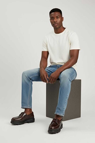 Oneka Shoes Men's Casual Leather Lace-Up Brown Opening 420325Kyt1817