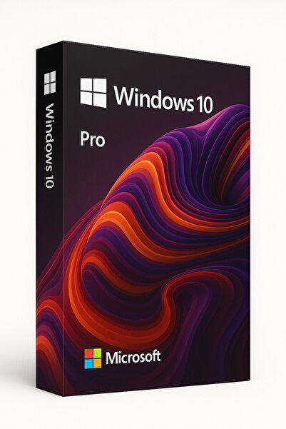 MICROSOFT Windows 10 Pro OEM Digital Key 64&32 Bit - مدى الحياة - متوافق مع Freedos
