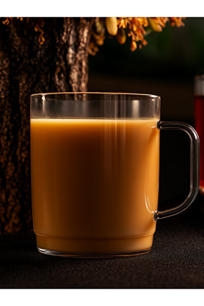 Prisma 6 Adet 300 ml Kırılmaz Polikarbon Plastik Şeffaf Çay-Kahve ve Meşrubat...