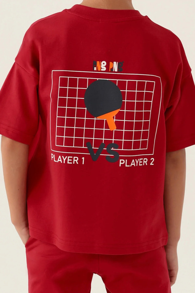 Rolypoly BOY BERMUDA SUIT - RED