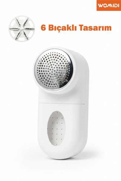 womidi 6 Bıçaklı Şarjlı Tüy Toplama & Tiftik Giderici Makine