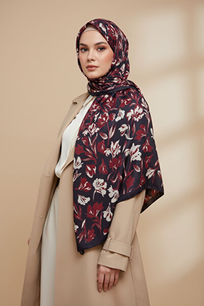 ZER شال بتصميم خاص بنمط زهور على شكل زهرة