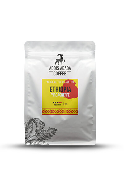 Addis Ababa Coffee Etiyopya Yirgacheffe 250 Gr. Çekirdek, Filtre, Espresso Kahve