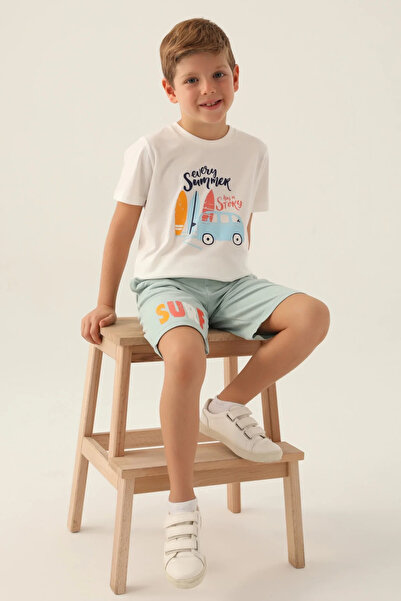 Rolypoly Men's child bermude set - cream