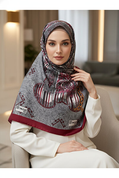 POLO CRAFT شال نمط شريط عرقي ناعم