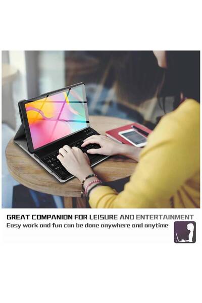 HYX Keyboard Case for Xiaomi Redmi Pad 10.6 (2022) - Magnetic Detachable Bluetooth, Black