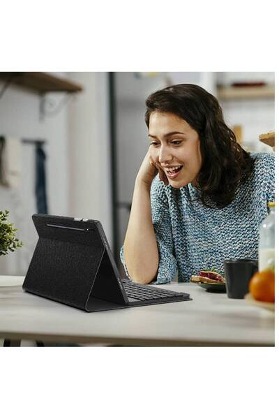 HYX Keyboard Case for Samsung Galaxy Tab S9+ 12.4'' / S9 FE+ - Bluetooth, S Pen Holder, Black