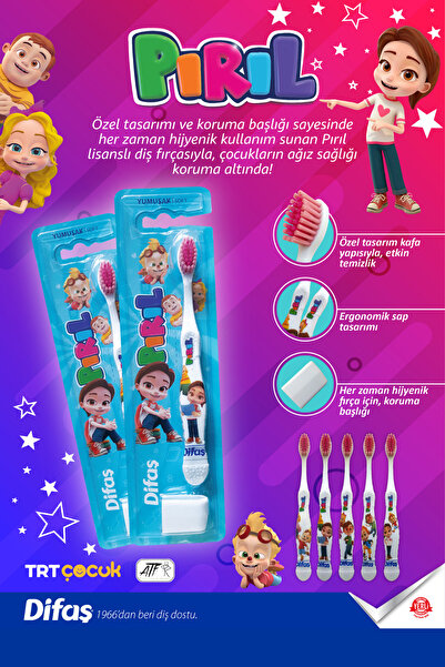 Difaş Children's Toothbrush Pırıl