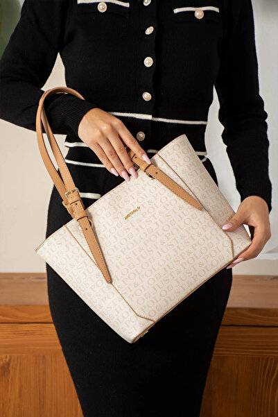 Just Polo حقيبة يد نسائية فاخرة أصلية كبيرة الحجم من JP POLO مقاس: 24 × 27 سم