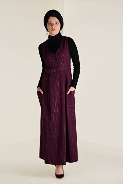 Alvina فستان سالوبيت مزدوج 4572