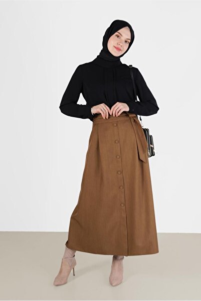 Alvina ZIPPERED BLUZ WITH FRONT SEAM DETAIL 42284