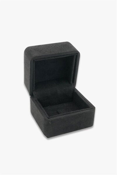 Metro Kuyumculuk Malzemeleri Lüx Alkantra Yüzük Kutusu