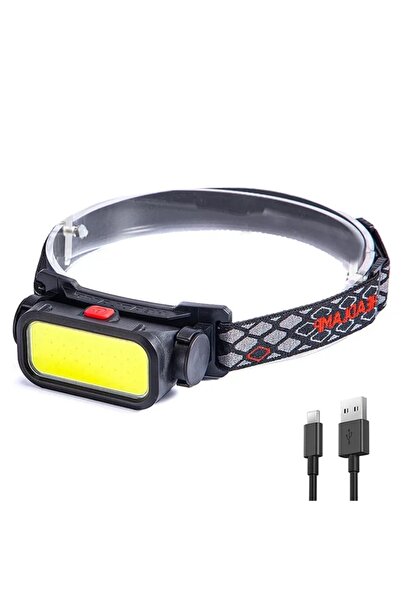 Choice 1PC Portable Powerful LED Headlamps 4 Modes USB Rechargeable COB Headlight with Red Light Waterproof