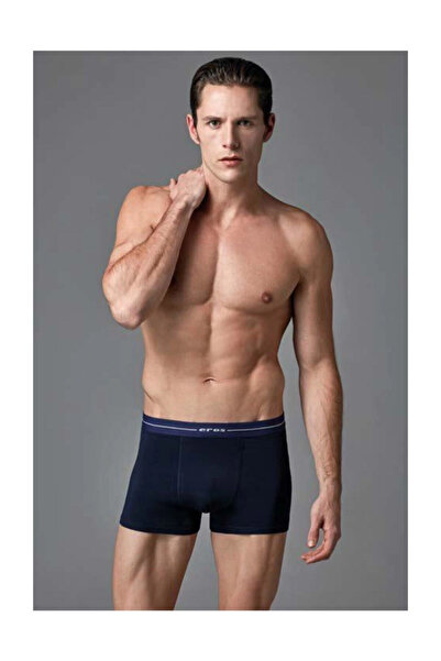 Eros Ανδρικό Stretch Boxer 3-Pece Box - Γκρι, Μαύρο και Μπλε Navy