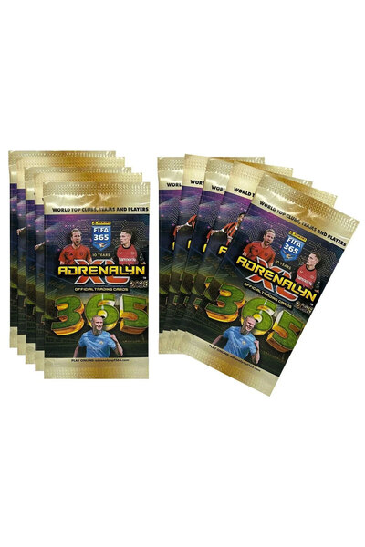 PANİNİ FIFA 365 Adrenalyn  2025 Trading Card 10 PACKS