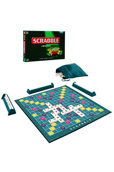 Onetech Joc de societate Scrabble, model nou, 100 de litere