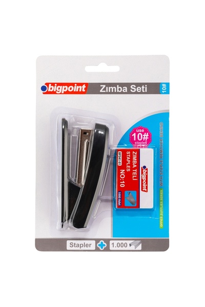 Bigpoint Black Stapler Set - No:10
