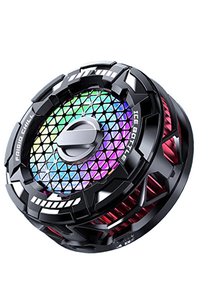 NewFace RDBYDN FS02 15W RGB Radyatör Telefon Soğutucu Fan (190547) - Siyah