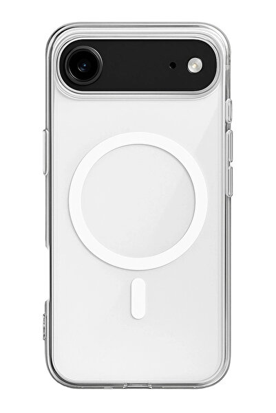 NewFace حافظة آيفون 17 من آر دي بي واي دي إن مغناطيسية آمنة شفافة من السيليكو...