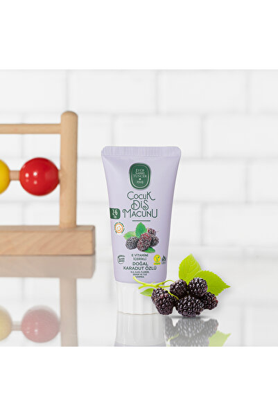 Eyüp Sabri Tuncer Natural Black Mulberry Extract 2-6 Years Old Children's Toothpaste 60 Ml