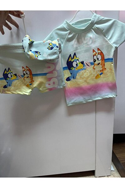 mikam Boneta pentru fete din 3 piese și nisip de înaltă calitate - Costum de baie pentru piscină/mare/Mayoquin