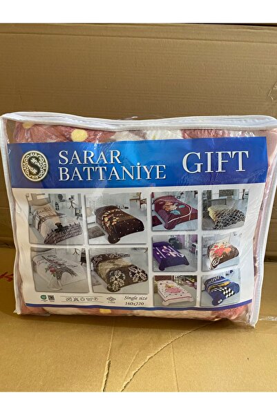 Sarar Tek Kişilik Battaniye- Çantalı-1.8 KG.