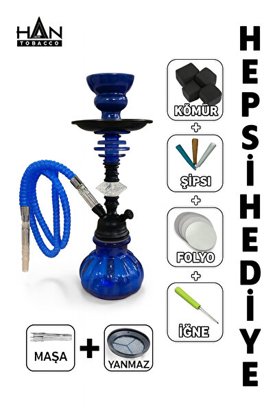 Han Tobacco Mavi Küçük Boy Takimi Tüm Set Masa Üstü Takimi Mini Seti