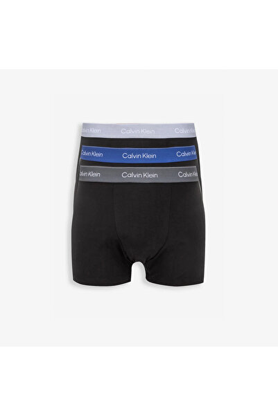 Calvin Klein قصة مريحة 3-Lu Men Black Boxer