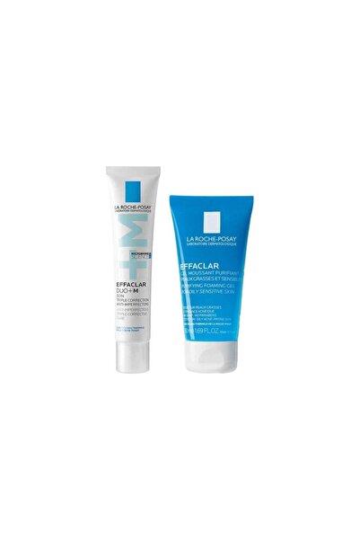 La Roche Posay Effaclar Duo+ M Bakım Kremi 15ML + Effaclar Temizleme Jeli 50ML