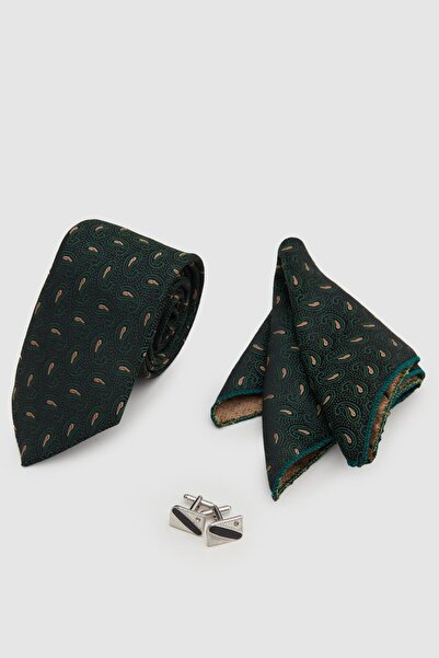 D'S Damat Τυπικά σετ αξεσουάρ γραβάτα-μαντήλι-μανικετόκουμπα